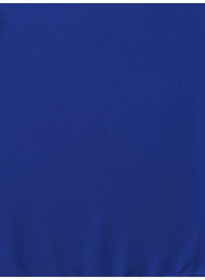 trueBrowns trueBrowns Blue Georgette Embroidered Saree With unstitched Blouse