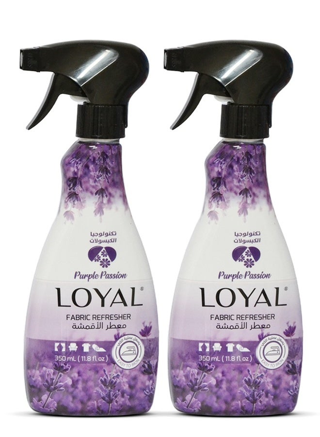 loyal Fabric Refresher Purple Passion 2x350ML - Image 1
