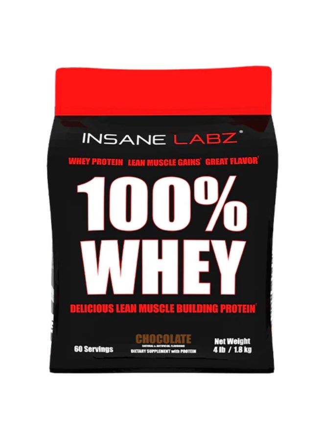 Insane Labz 100% Whey 4lb Chocolate