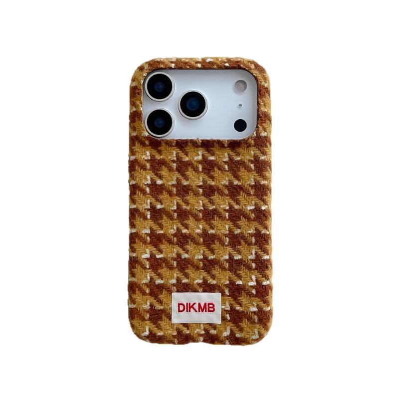 BB Fabric Protective Case for iPhone 17 / 17 Air / 17 Pro / 17 Pro Max with Shockproof and Drop Protection plus Shockproof plus Anti-Fingerprint plus Striped Pattern in Brown - Image 5