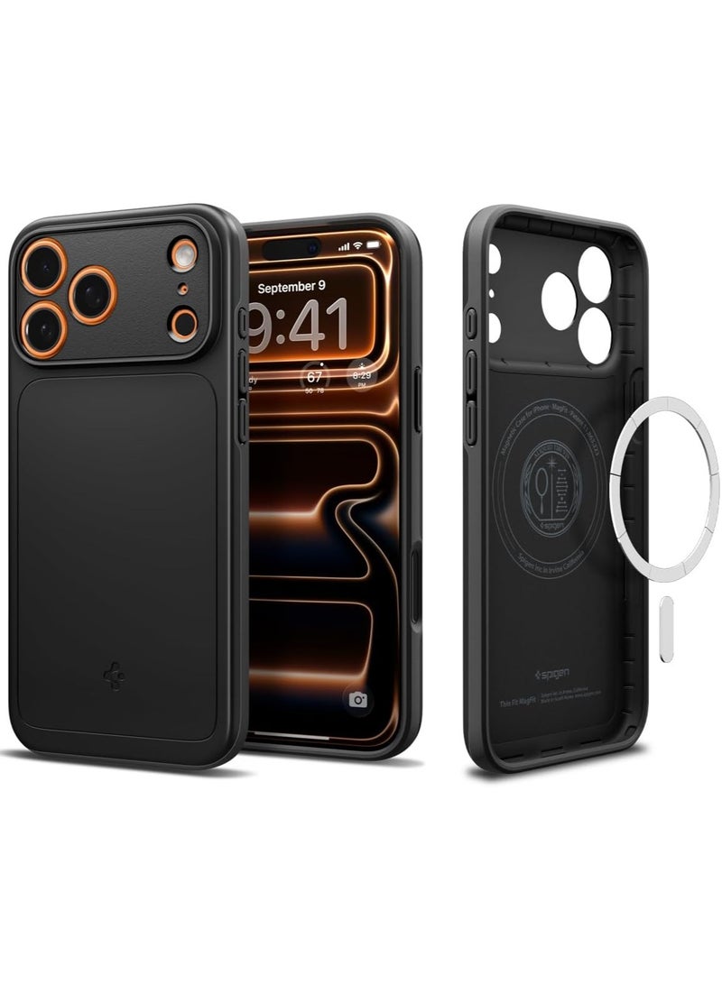 Spigen Thin Fit MagFit for iPhone 17 PRO MagSafe Case Cover - Black - Image 1