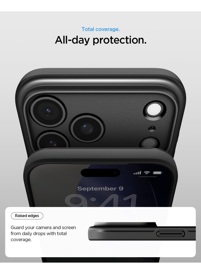 Spigen Thin Fit MagFit for iPhone 17 PRO MagSafe Case Cover - Black - Image 5