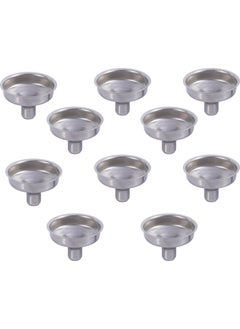 Stainless Steel 10 Pieces Mini Funnel Flask Cologne Liquor Filling Apparatus
