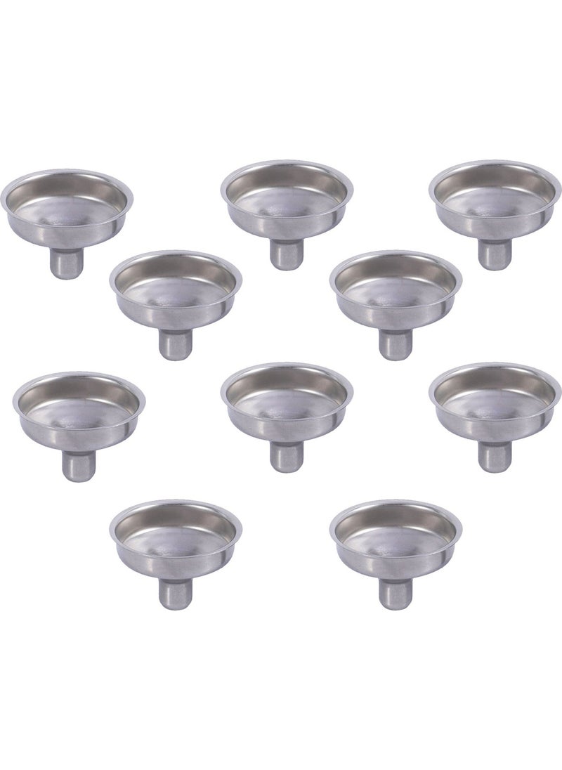 Weather Forecast - Stainless Steel 10 Pieces Mini Funnel Flask Cologne Liquor Filling Apparatus - Image 1