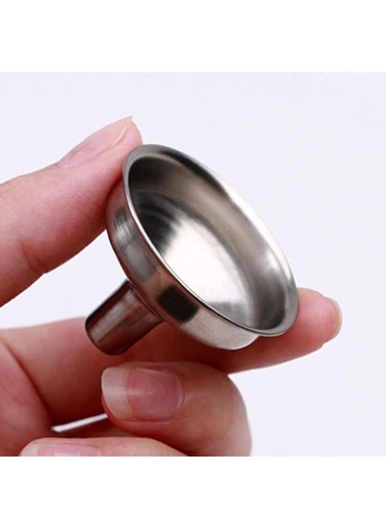 Weather Forecast - Stainless Steel 10 Pieces Mini Funnel Flask Cologne Liquor Filling Apparatus - Image 1
