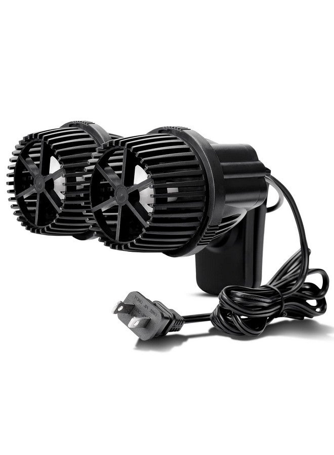 hygger 4200GPH Double Head Aquarium Circulation Pump, Quiet 12W Aquarium Wave Maker, with Strong Magnetic Suction Base, 360°Adjustable Power Head, for 110~240 Gal Tank - Image 1