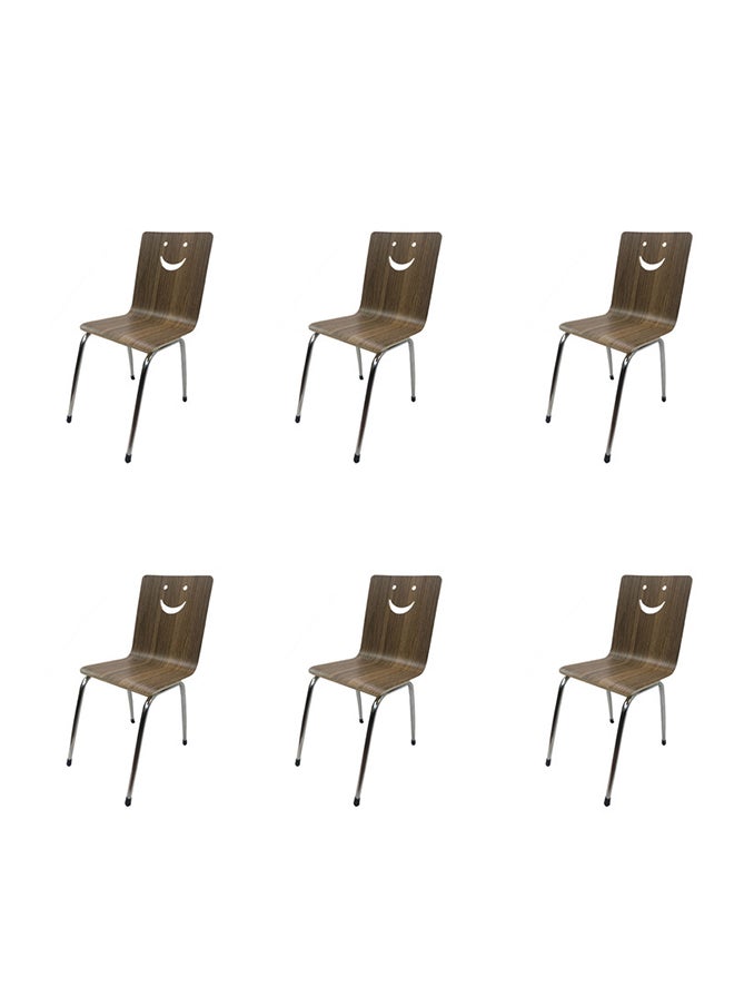 JILPHAR FURNITURE - Jilphar Furniture Stackable Lightweight Restaurant Chair -1237A set of 6pcs - Image 1