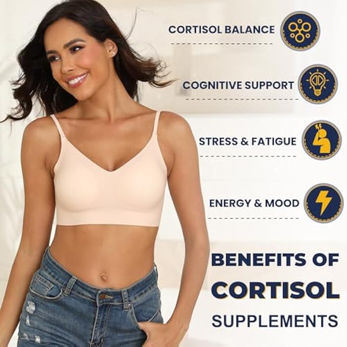 Totaria Cortisol Supplement with Ashwagandha,Magnesium,Rhodiola Rosea,L Theanine,Hormone Balance for Women 120 Vegan Capsules (Pack of 1) - Image 3