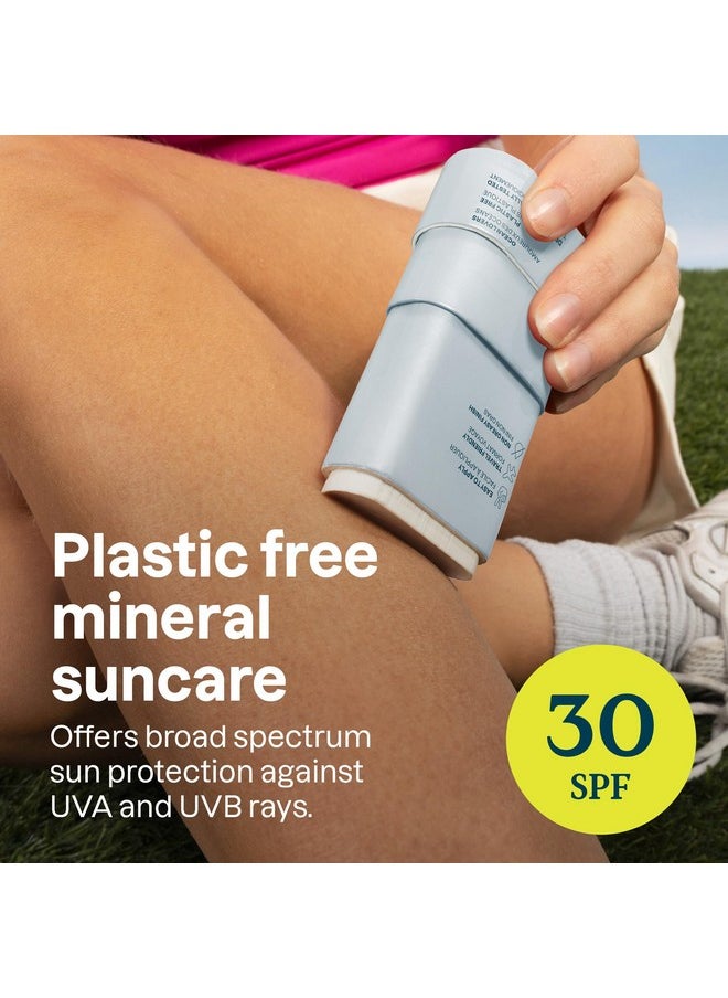 Attitude - ATTITUDE Mineral Sunscreen Stick for Sensitive Skin, SPF 30, EWG Verified, Plastic-Free, Broad Spectrum UVA/UVB Protection with Zinc Oxide, Dermatologically Tested, Vegan, Unscented, 2.1 Ounces - Image 1