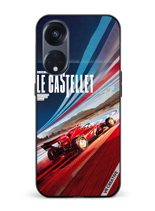 VR CREATIVE Protective Case Cover For Oppo Reno8 T 5G Laferari Design Multicolour - Image 1