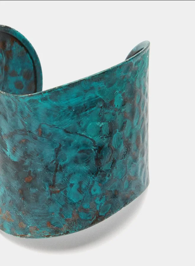 PARFOIS Wide Bracelet With Wave