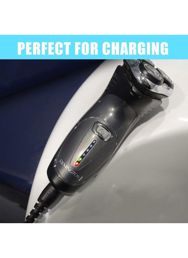 Replacement Charger for Remington Shaver F5-5800 F7800 F5800 F5790 F4790 R5150 R6130 R-6150 MS2-390 MS3-2700 MS680 R9100 Electric Razor Trimmer PA1204N Power Cord