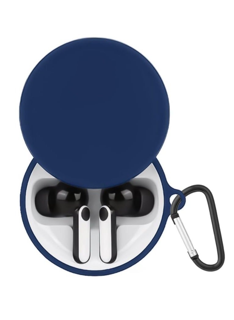 Silicone Case for Oraimo FreeBuds 4 - dark blue - Image 2