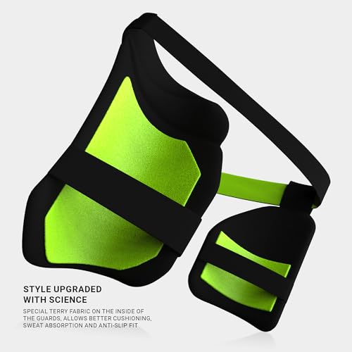 moonwalkr Thigh Guard 2.0 Protective Gear for Batter’s Height (5’9”- 6’2”) Cricket Thigh Pad Cricket Accessories & Equipment Safeguarding Both Your Outer and Inner Thighs Black (Large, Right Hand) - Image 5