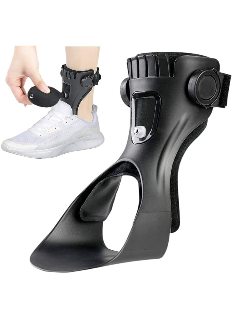 Ru syanl Foot Drop Orthosis Upgraded Medical Foot Up Ankle Foot Brace Support with Inflatable Airbag for Hemiplegia Stroke Walking Foot Stabilizer Rehabilitation Training Equipment  - Image 1