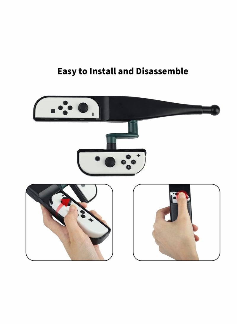 Captaintech Fishing Rod for Nintendo Switch & Switch OLED Joy Con , Game Handle Grip Controller Accessories Compatible with for Bass Pro Shops: The Strike Championship Edition, Enhance Gaming Experience - Image 5