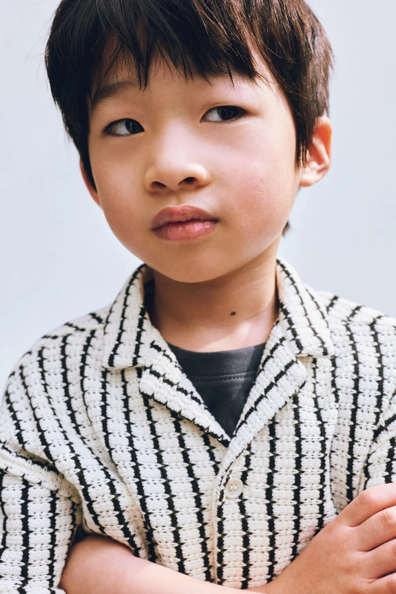 H&M Pointelle-knit resort shirt