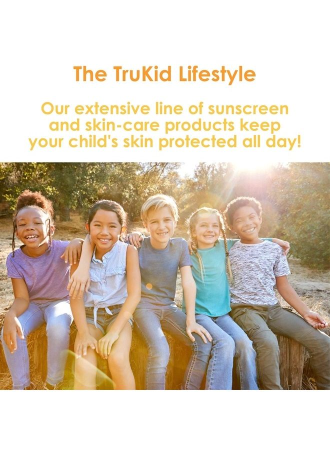 TruKid Sport SPF 30+ Sunscreen - UVA/UVB Protection, All Natural Ingredients, Water Resistant, Mineral Based & Unscented, Minimal Reapplication, Reef Safe, Planet-Friendly, Non-Nano, 3.4 oz - Image 3
