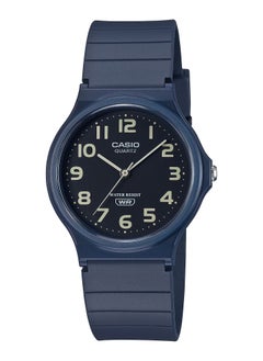 CASIO Casio Water Resistant Analog Resin Band Watch - MQ-24UC-2BDF - 34mm 