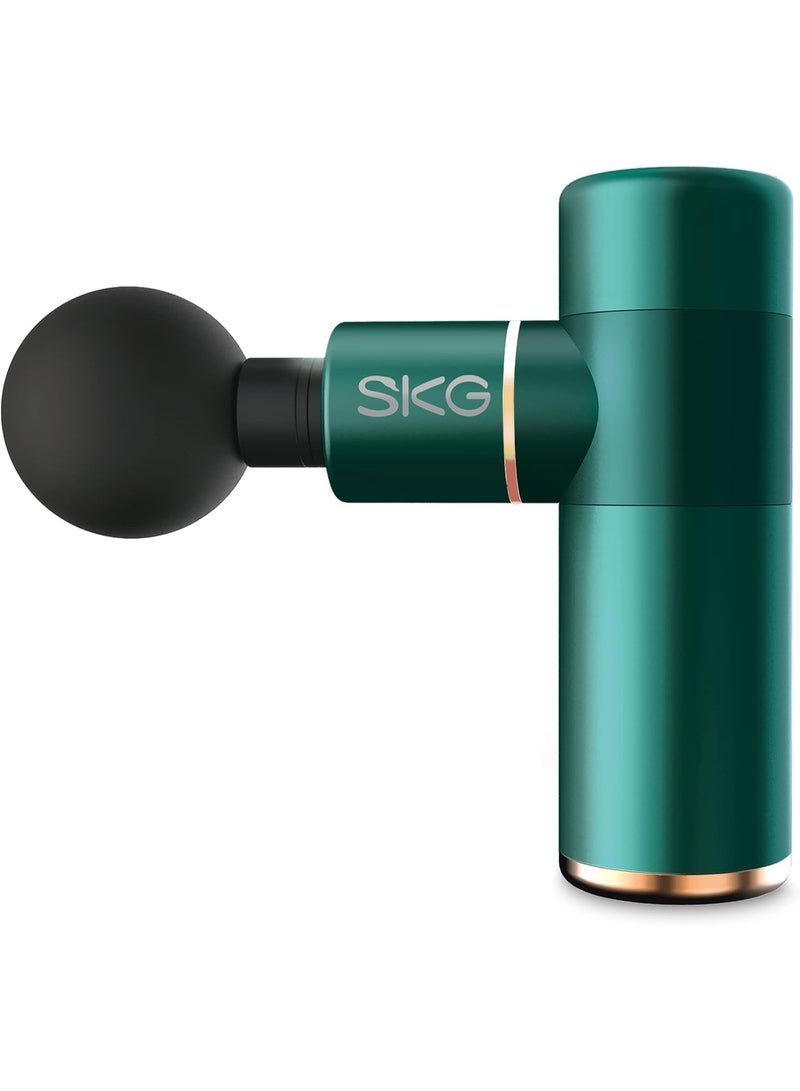 SKG مسدس تدليك SKG F3-EN-GREEN، 4 مستويات تدليك، 4 رؤوس تدليك قابلة للتبديل، 2,200 مللي أمبير، منفذ شحن USB-C، حتى 12 ساعة من عمر البطارية (أخضر) - Image 1
