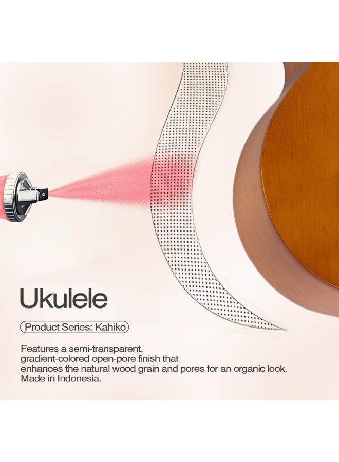 Generic 21-inch ukulele, Compact and portable, perfect for travel.  - Image 5