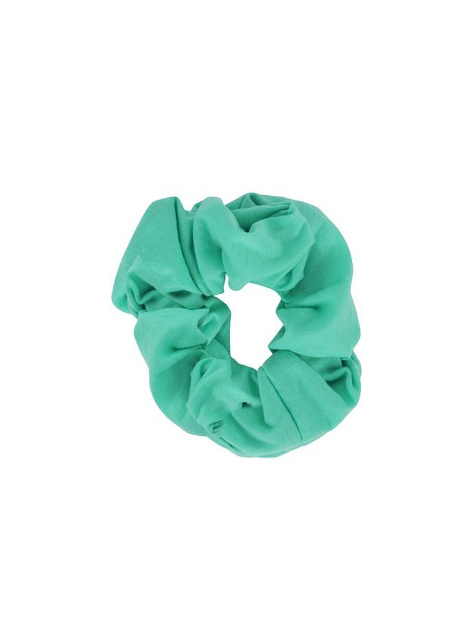 Motique Accessories Jumbo Cotton Scrunchie Hair Tie - Mint - Image 1
