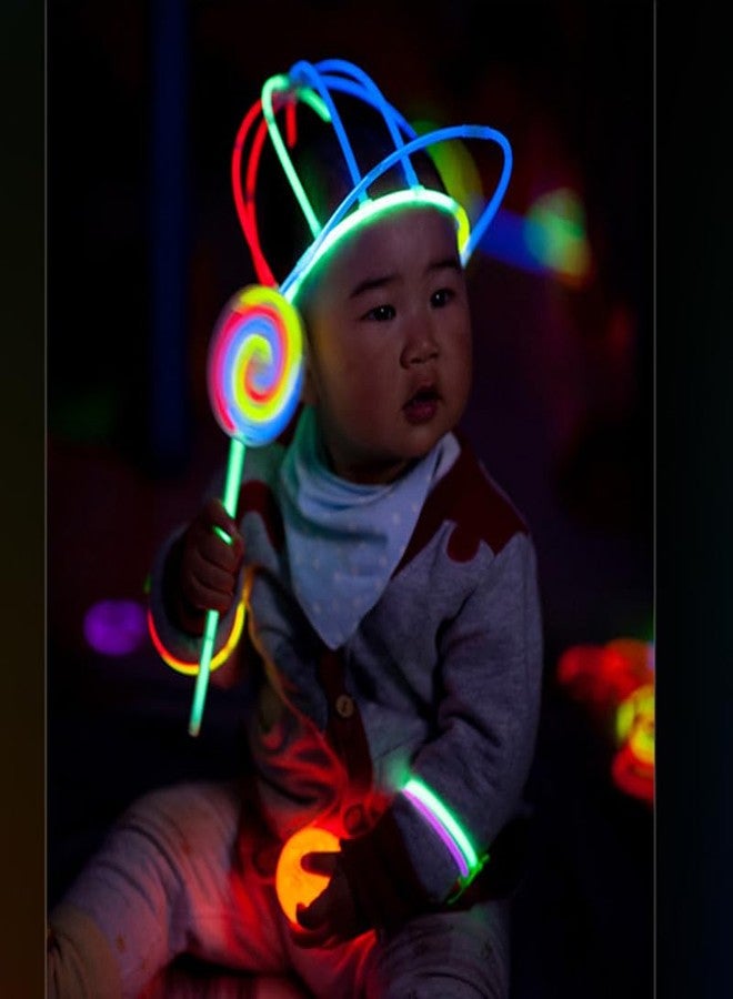Selibration Glow Sticks DIY Glow Cap Party Glowing Hat Party Favors for Birthday Wedding Engagement Pool Shower Graduation Event Theme Celebration Party Supplies and Halloween Parties - Image 5