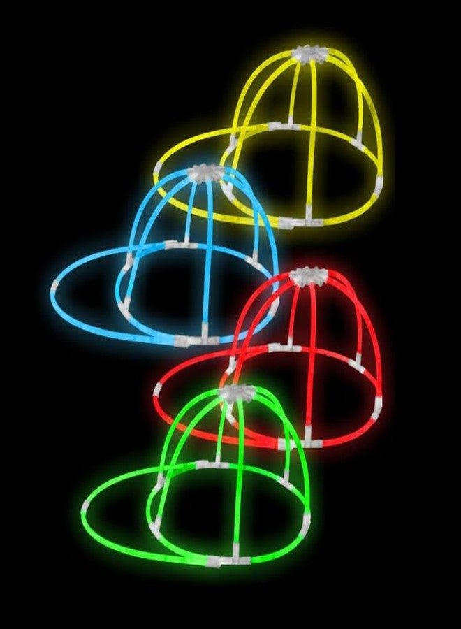 Selibration Glow Sticks DIY Glow Cap Party Glowing Hat Party Favors for Birthday Wedding Engagement Pool Shower Graduation Event Theme Celebration Party Supplies and Halloween Parties - Image 4