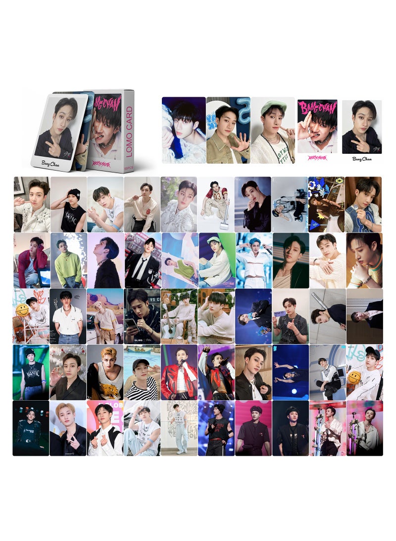 55Pcs Stray Kids Bangchan Solo New Album Lomo Card - Image 2