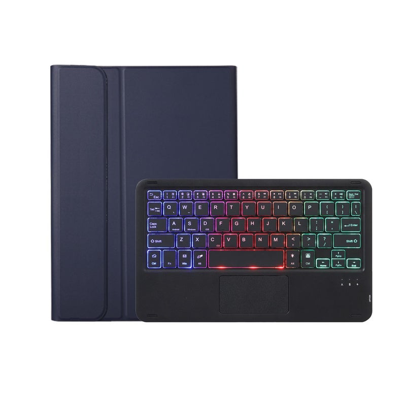 For Ipad10.9 Bluetooth Keyboard Case 10.2/10.5 Gradient Backlit Touch Keyboard 9.7 Tablet Case - Image 1