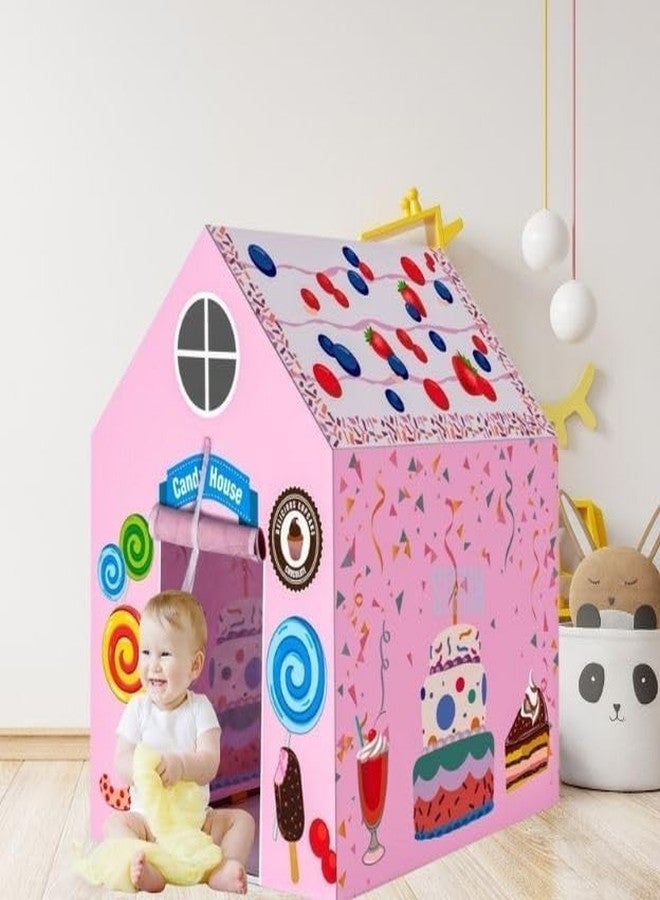 CAPSEA Play Tent House for Toys for 2 to 8Years Old Girls Boys,Colorfull and Light Weight and Foldable Children Kids Toys,Indoor and Outdoor Tent House(Candy Tent House) - Image 3