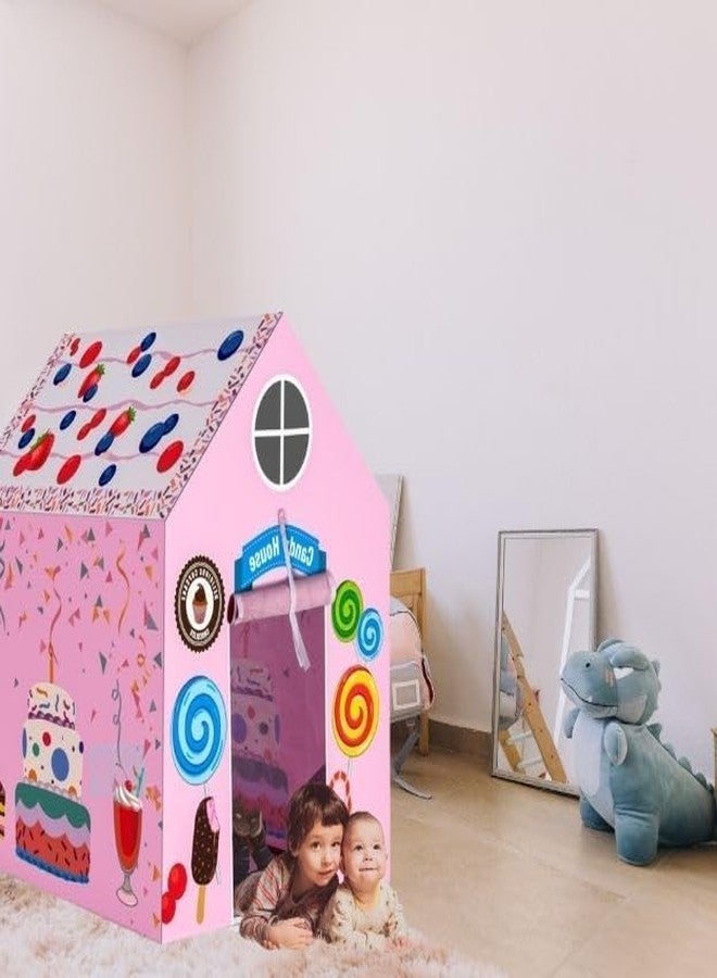 CAPSEA Play Tent House for Toys for 2 to 8Years Old Girls Boys,Colorfull and Light Weight and Foldable Children Kids Toys,Indoor and Outdoor Tent House(Candy Tent House) - Image 5