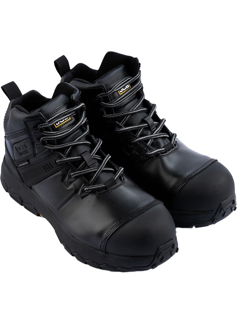 JCB Chukka 5" Safety Shoes for Men JCB-006B | Alloy Toe – Waterproof, Oil, Heat & Slip Resistant, ASTM F2413-18 Certified, EH – Black - Image 5