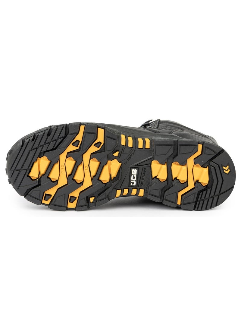 JCB Chukka 5" Safety Shoes for Men JCB-006B | Alloy Toe – Waterproof, Oil, Heat & Slip Resistant, ASTM F2413-18 Certified, EH – Black - Image 4