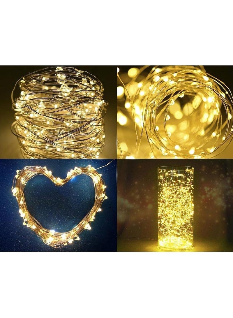 NANAO Solar String Lights 72FT 200 LED Solar Fairy Lights with 8 Lighting Modes for Outdoor Garden Patio Bedroom Waterproof (Warm White) - Image 4