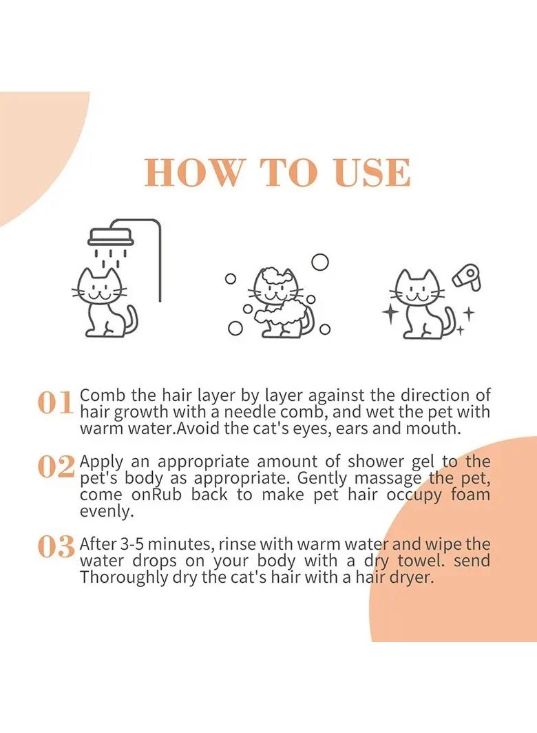 بايولاين شامبو بيولاين متعدد الألوان للشعر للقطط 200 مل - Image 3