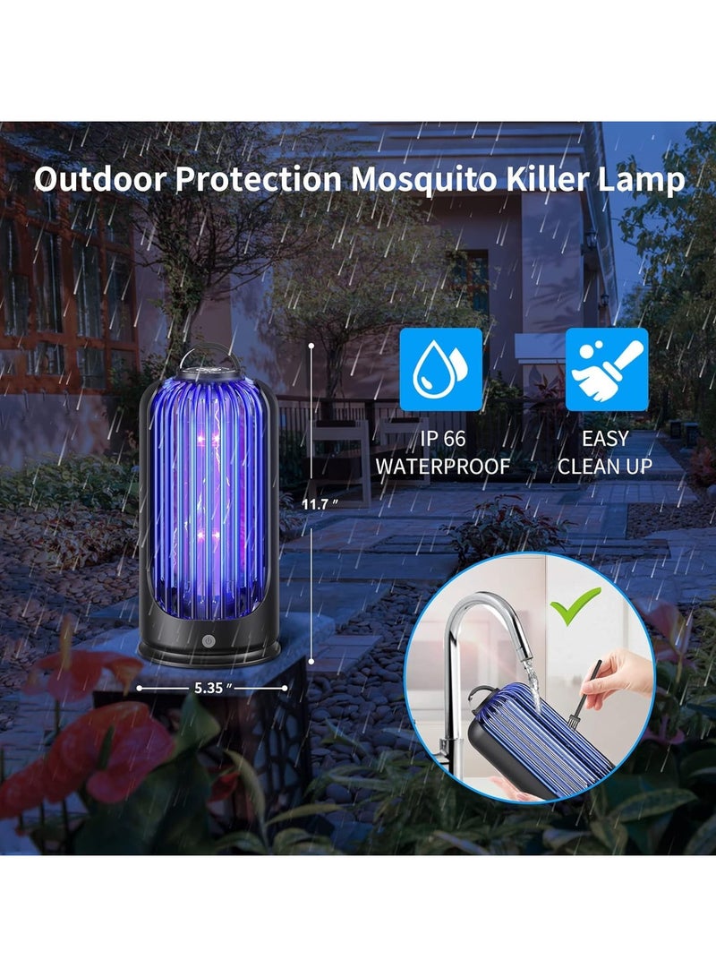 M.A&F's Electric Bug Zapper for Indoor Outdoor, 2000V High Powered UV Light Mosquito Zapper Killer, Waterproof Pest Control Insect Fly Trap Equipped 60inch USB Cable for Home, Patio, Backyard, Camping - Image 5