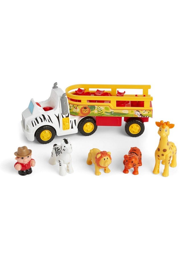 Kidoozie Kidoozie Animal Adventure Truck, Makes Animal Sounds, Includes 4 Poseable Animals, Promotes Language Skills, for Children 12 Months and up  - Image 1