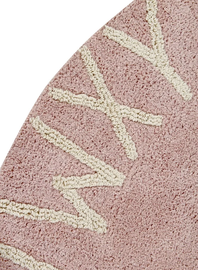 Lorena Canals Round ABC Rug - Vintage Nude