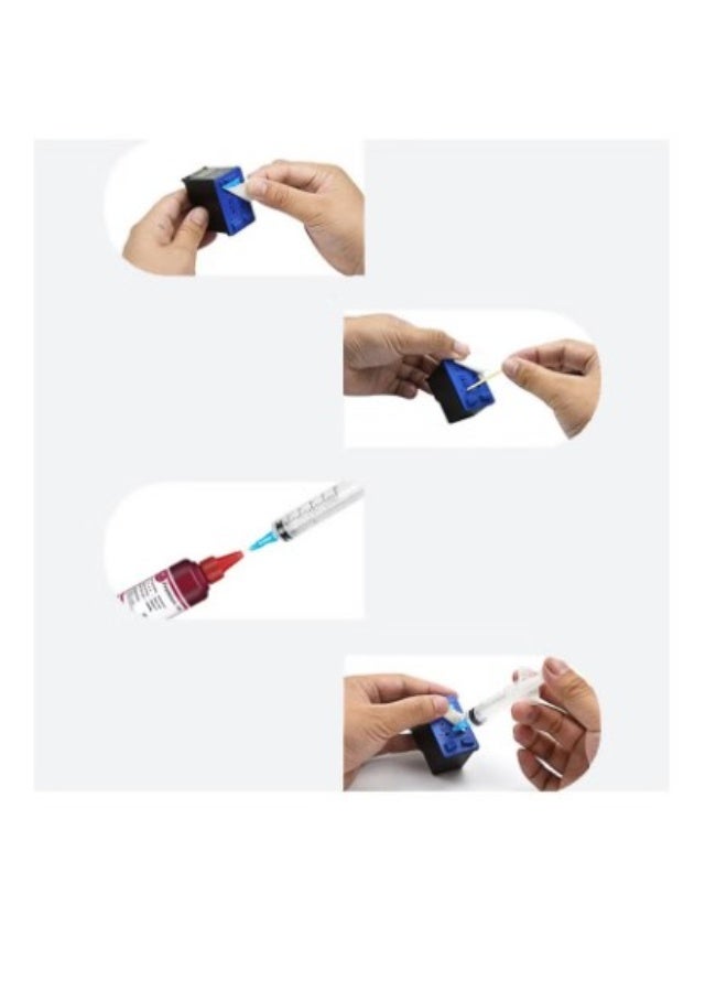 Terabyte خراطيش حبر طابعة عالمية 400 مل مجموعة حبر أسود بديل لخراطيش HP 61 912 953 963 ولطابعة كانون PIXMA G3400 G2400 خراطيش حبر قابلة لإعادة التعبئة - Image 2