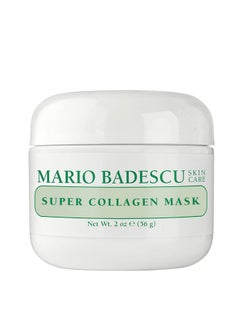 MARIO BADESCU Super Collagen Mask, Clay Face Mask Skin Care Ideal For Combination, Dry Or Sensitive Skin, Pore Minimizer Clay Mask With Hydrating Collagen And Purifying Kaolin Clay, 2 Oz  - Image 1