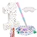 Lcoor Wildflower Birthday Decorations 157 Wildflower Spring Floral Number 1 Piata with Blindfold Stick Blindfold Confetti for Spring Floral Birthday Party Supplies 1st - Image 2