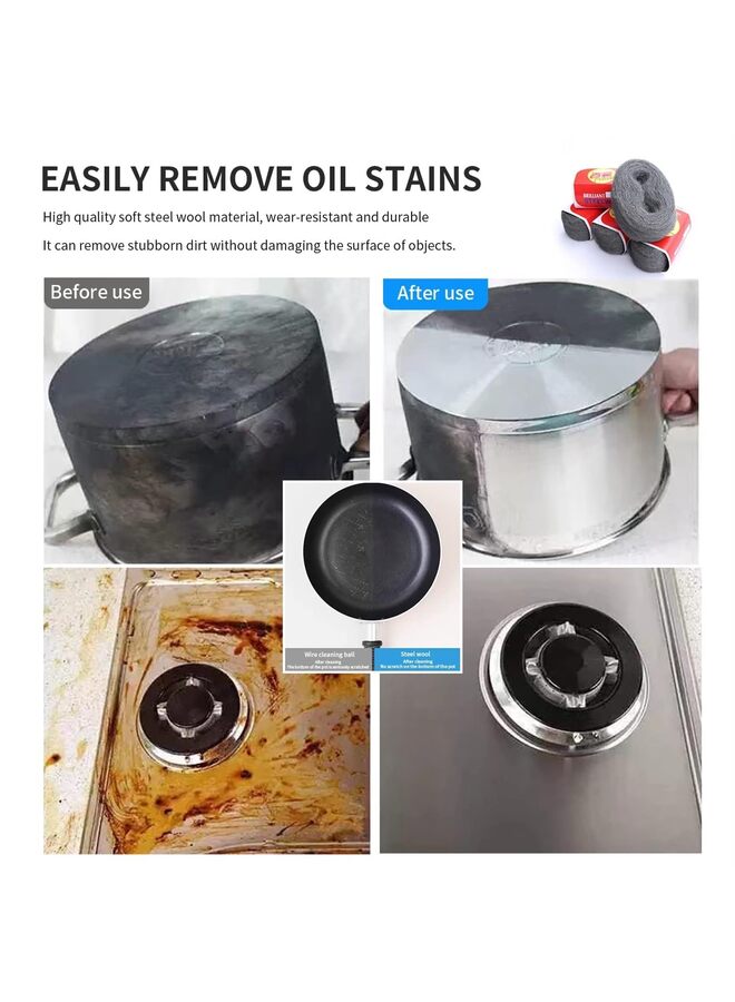 Steel Wool Fine Polishing Gap Blockers Suitable for Blocking Holes Siding Passages Vents and Sanding Furniture Wood Car Rust Sanding Marble - Image 5