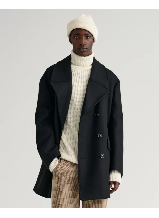 غانت Gant Oversized Wool Peacoat