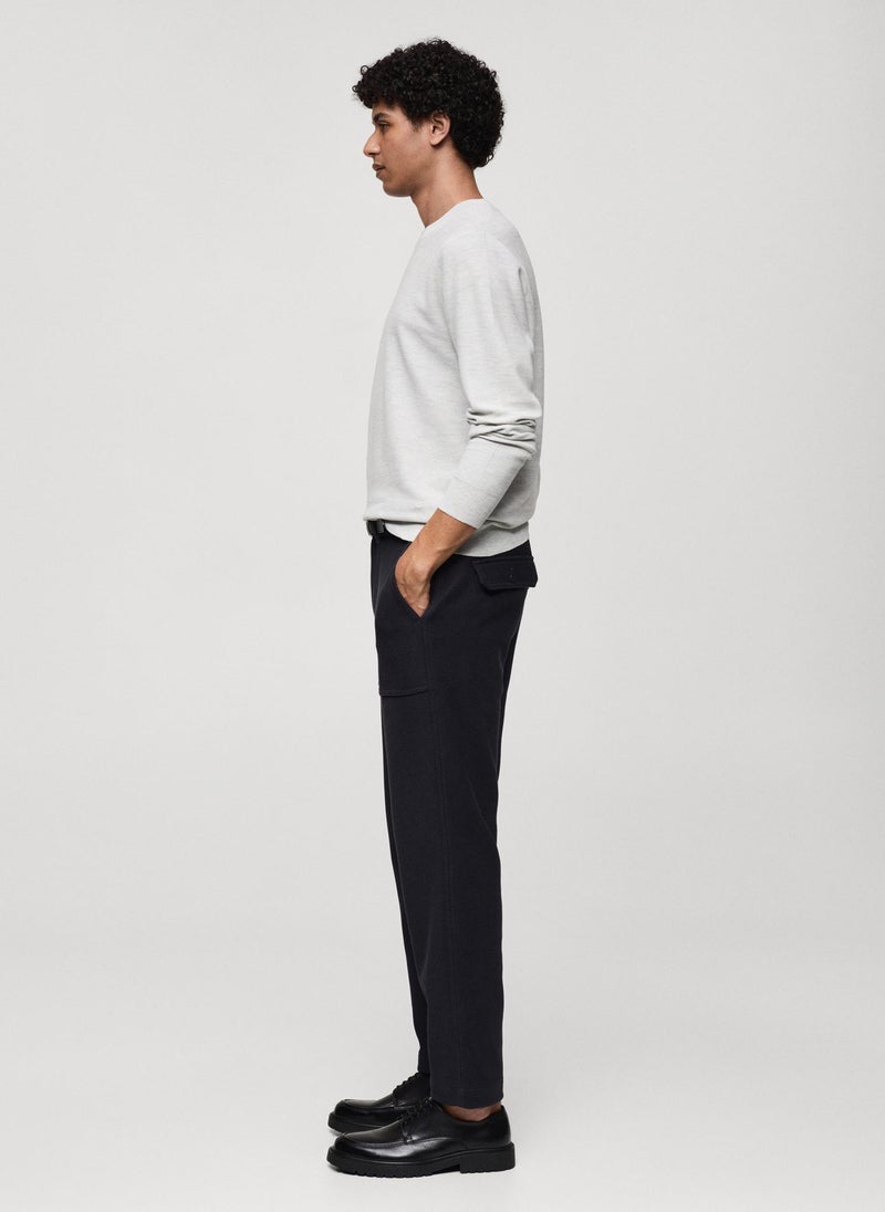 Mango Man Essential Crew Neck Sweater  - Image 3