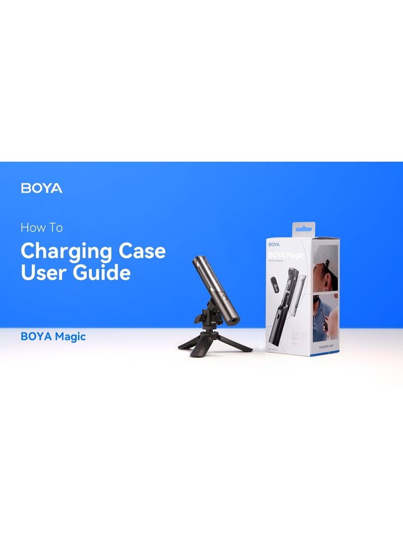 BOYA Magic-7 Mic kit 24 Bit (1to1) type C + Charging Case - Image 2