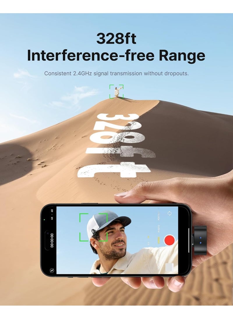 BOYA Magic-7 Mic kit 24 Bit (1to1) type C + Charging Case - Image 3