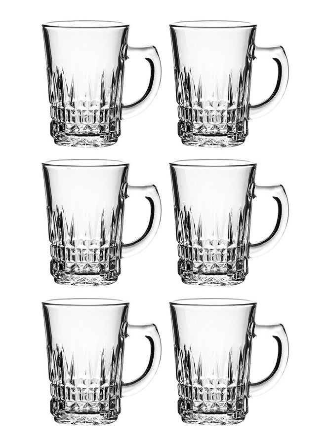 Blinkmax 6-Piece Tea Cup Set Clear 160ml  - Image 1