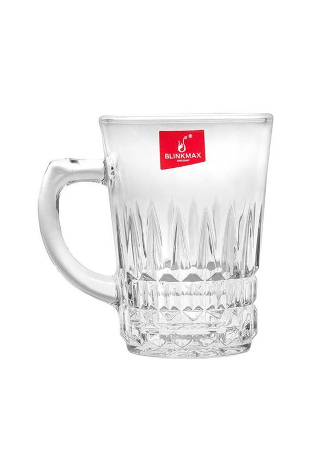 Blinkmax 6-Piece Tea Cup Set Clear 160ml  - Image 3