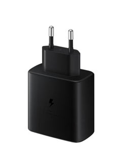 SHOPI Super Fast Charging Travel Adapter With USB Type-C To USB Type-C Cable 45W Black 